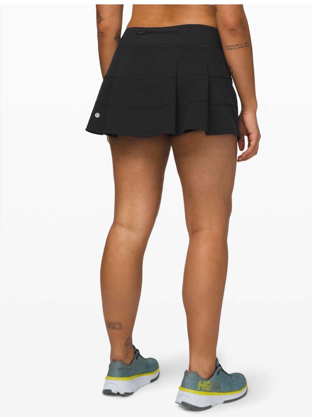 lululemon athletica Black Athletic Skirt with Built-In Shorts size 2
